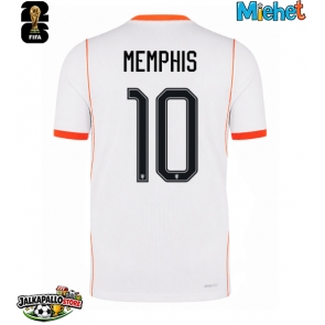 Alankomaat Memphis Depay #10 Vieraspaita MM-kisat 2026 Lyhythihainen